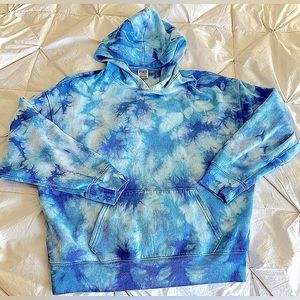 Victoria’s Secret PINK cloud tye dye hoodie S excellent condition.